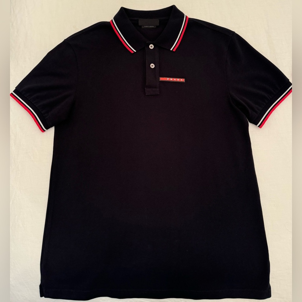 Men’s Prada Polo - Black - Size M Medium